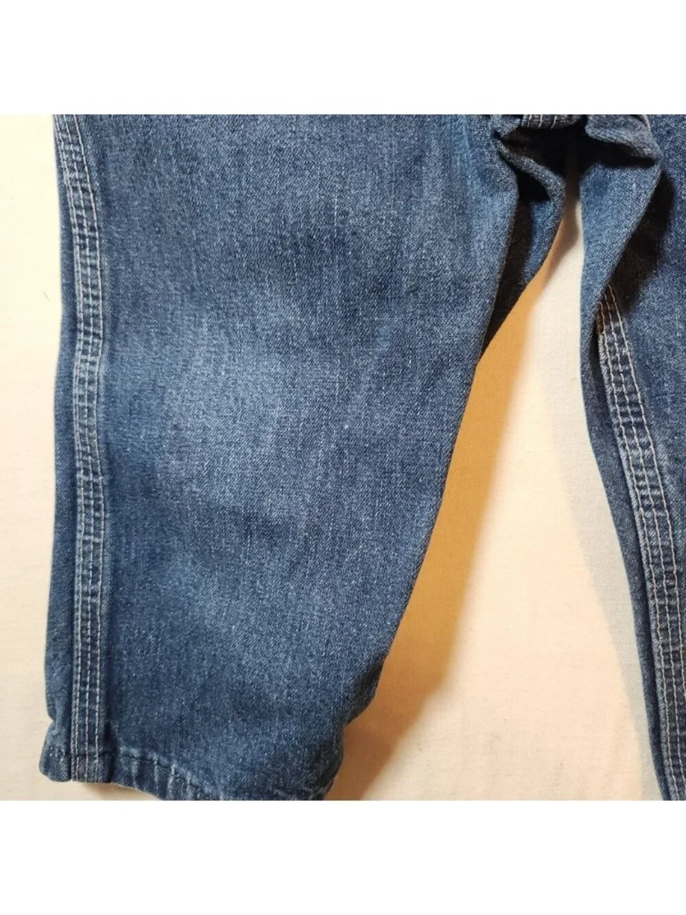 Vintage OshKosh Bgosh Denim Overalls Made in USA Blue Vestbak Toddler 2T 1980s